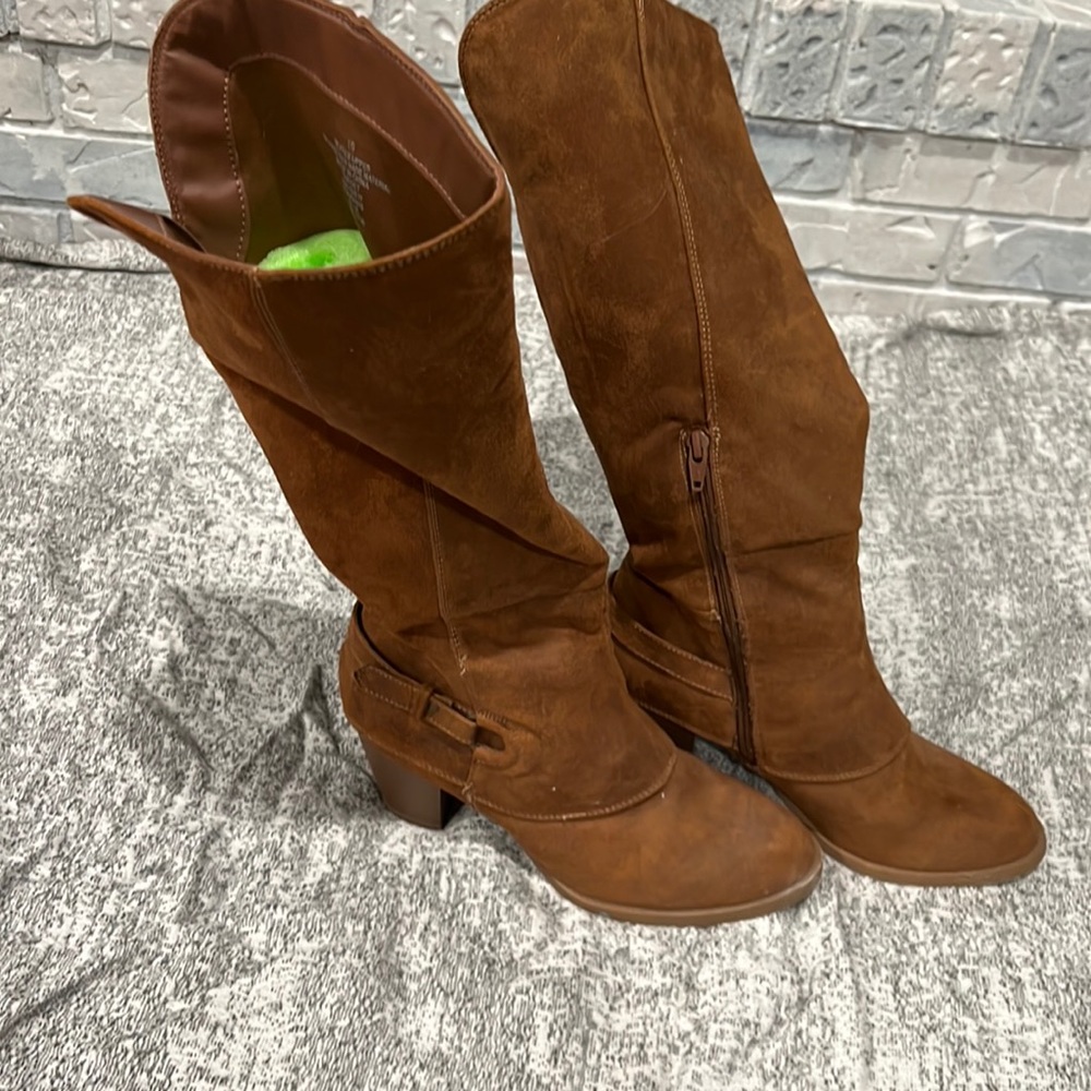 Camel color boots